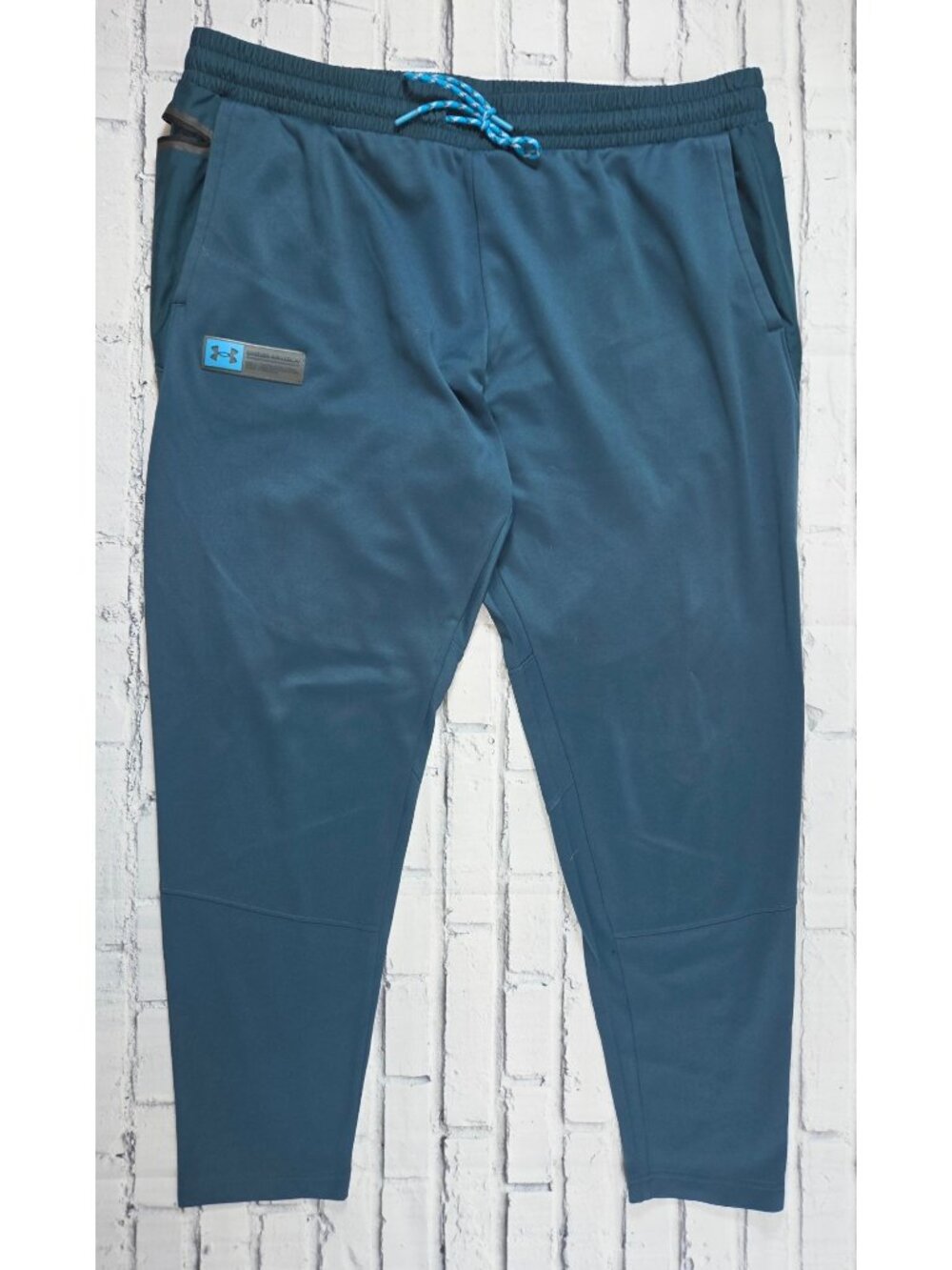 Under Armour Mens Loose Fit Joggers Blue Size XXL 100% Polyester